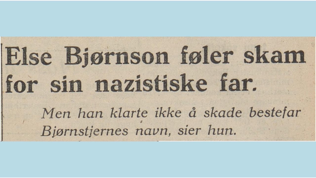 Faksimile Moss Arbeiderblad, Elise Bjørnson