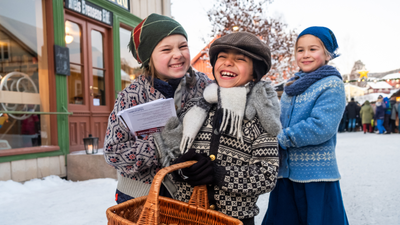 Julemarked barn foto Caroline Strømhylden