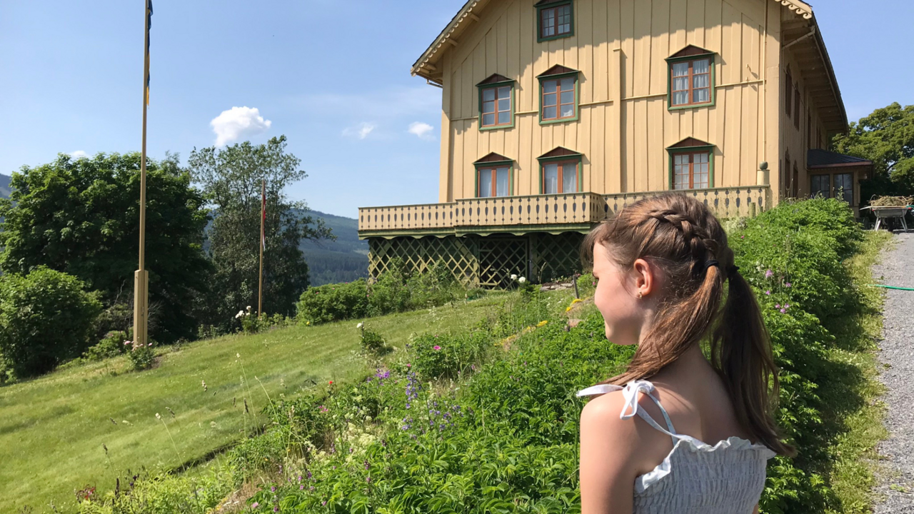 Barn i hagen, toppbilde